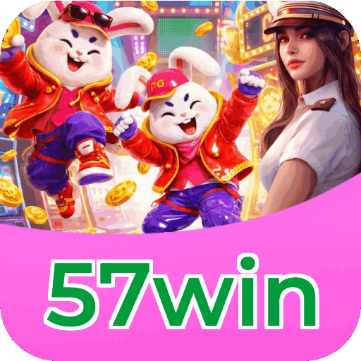 Catálogo slots 57win mostrando top jogos Gates Olympus Sweet Bonanza Fortune Tiger Big Bass volatilidade RTP